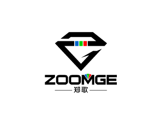 张发国的中文：郑歌，字母：ZOOMGElogo设计