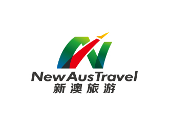 周金进的New Aus Travel 新澳旅游logo设计