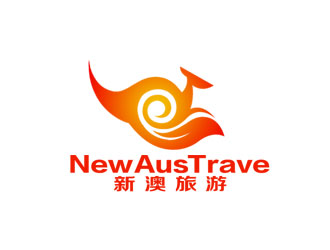 余亮亮的New Aus Travel 新澳旅游logo设计