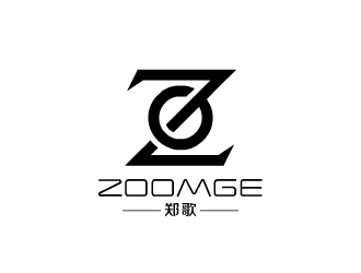 张发国的中文：郑歌，字母：ZOOMGElogo设计