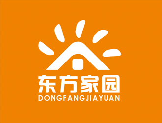 陈今朝的东方家园logo设计