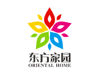 谭家强的东方家园logo设计