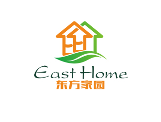 周国强的东方家园logo设计