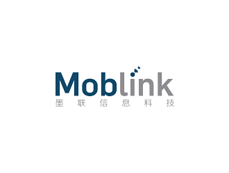 Moblink  上海墨联信息科技有限公司logo设计