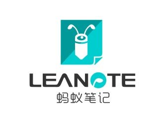 潘达品的Leanote，中文“蚂蚁笔记”logo设计