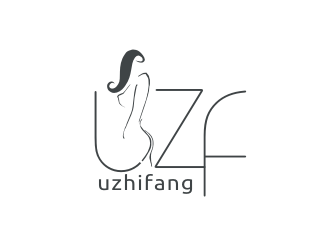 姜彦海的UZF瘦身美容院连锁店logo设计