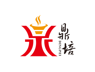 黄安悦的鼎培小吃快餐logo设计