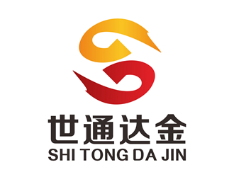 唐国强的世通达金logo设计