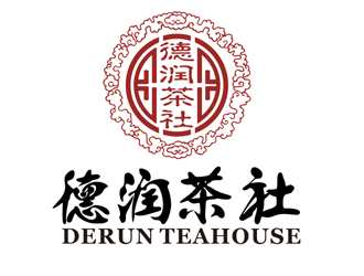 刘彩云的德润茶社茶馆logo设计