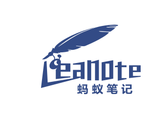 姜彦海的Leanote，中文“蚂蚁笔记”logo设计