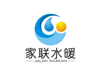 陈波的家联水暖logo设计