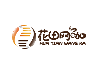黄安悦的花田网咖logo设计