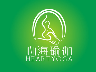 刘彩云的心海瑜伽馆logo设计