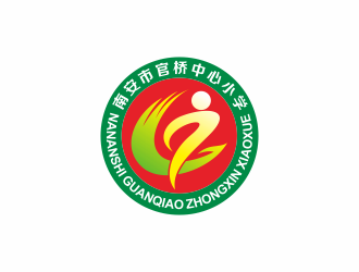 何嘉健的官桥中心小学logo设计