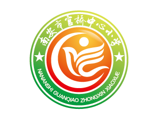 沈大杰的官桥中心小学logo设计