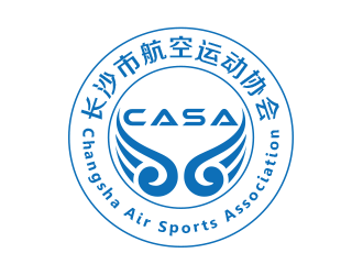 黄安悦的长沙市航空运动协会logo设计