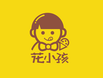 秦晓东的花小孩 甜品店logo设计