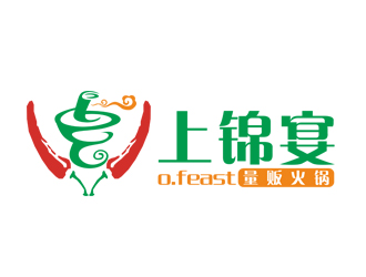 刘彩云的上锦宴 量贩火锅logo设计
