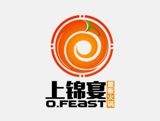 余亮亮的上锦宴 量贩火锅logo设计