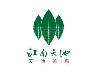 孙金泽的天池茶场茶馆logo设计
