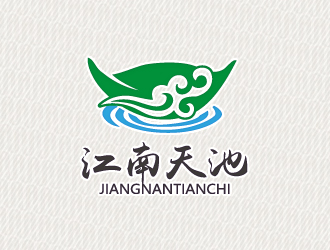 文大为的天池茶场茶馆logo设计