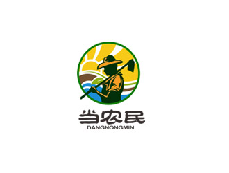 郭庆忠的当农民生态农业有限公司logo设计