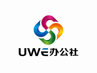 李冬冬的Uwe办公社 联合办公创业logo设计