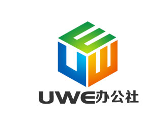 余亮亮的Uwe办公社 联合办公创业logo设计