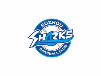 何嘉健的苏州飞鱼棒球俱乐部logo设计