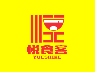 姜彦海的悦食客logo设计