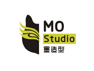 姜彦海的Mo Studio 墨造型logo设计