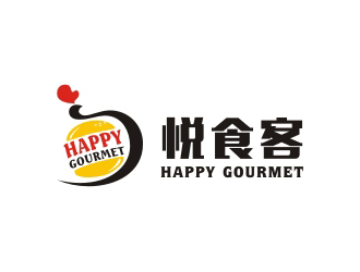蔡少铃的悦食客logo设计