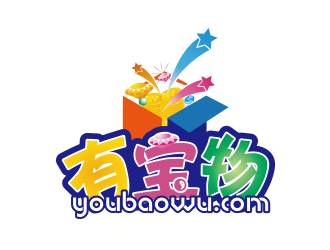黄安悦的有宝物 购物网站logo设计