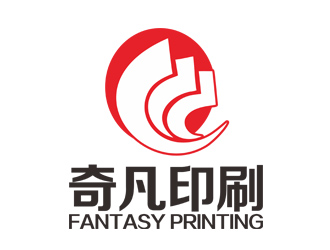 刘彩云的天津市奇凡印刷有限公司logo设计