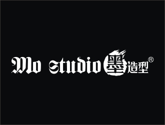 Mo Studio 墨造型logo设计