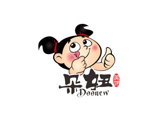 朵妞doonew 菌类卡通设计logo设计
