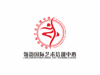 何嘉健的领韵国际艺术培训中心logo设计
