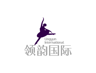 陈兆松的领韵国际艺术培训中心logo设计