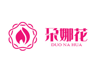 梁仲威的朶娜花logo设计
