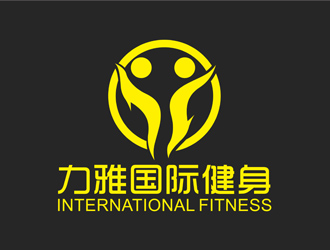 刘彩云的力雅国际健身logo设计