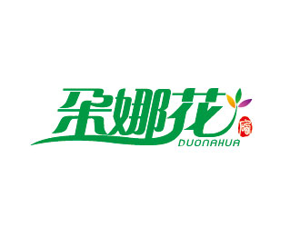 李贺的朶娜花logo设计