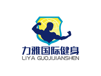 秦晓东的力雅国际健身logo设计