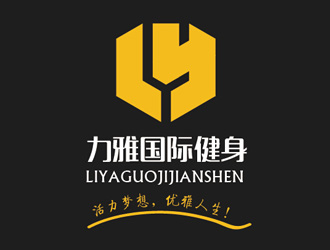 力雅国际健身logo设计