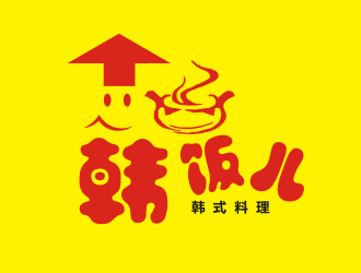 姜彦海的韩饭儿人物卡通logo设计