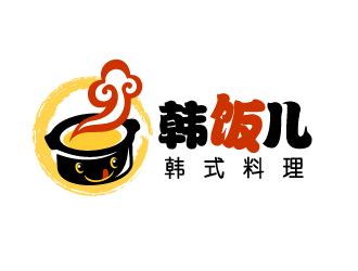 晓熹的韩饭儿人物卡通logo设计