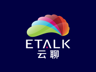 黄安悦的eTalk 云聊logo设计