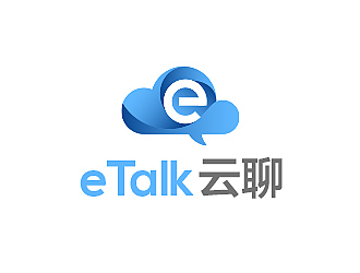 柳辉腾的eTalk 云聊logo设计