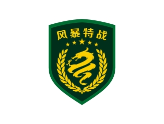 曾翼的风暴特战队logo设计