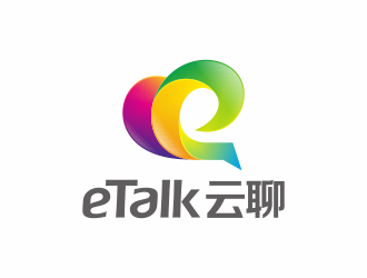 何嘉健的eTalk 云聊logo设计