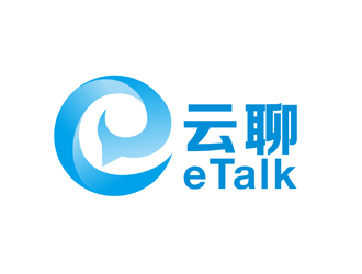 陈今朝的eTalk 云聊logo设计
